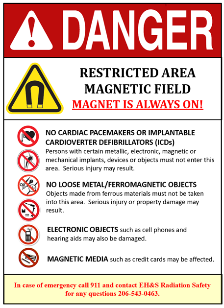 Danger Magnetic Field sign