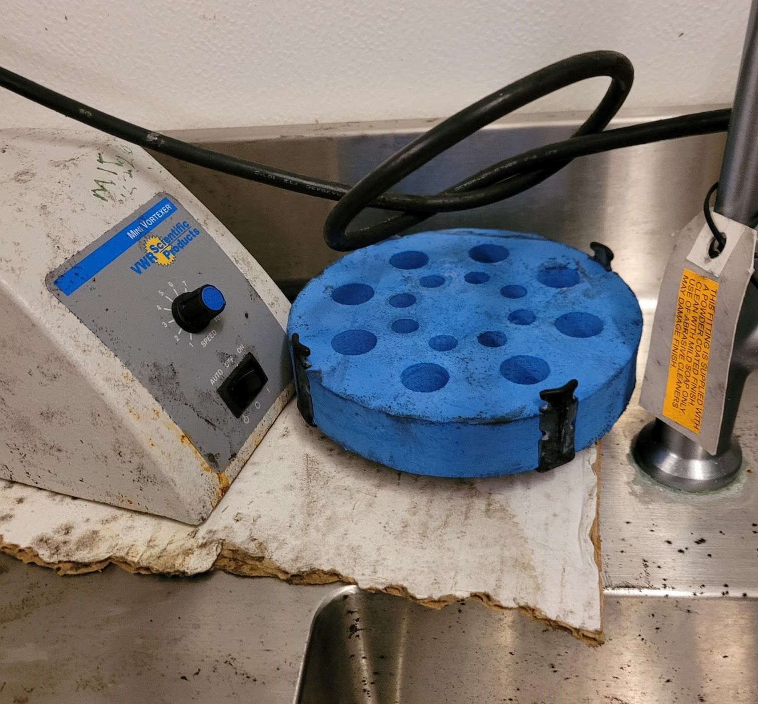 moldy items in a cold room