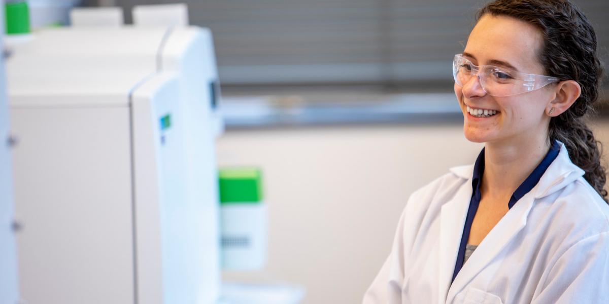 researcher in lab coat